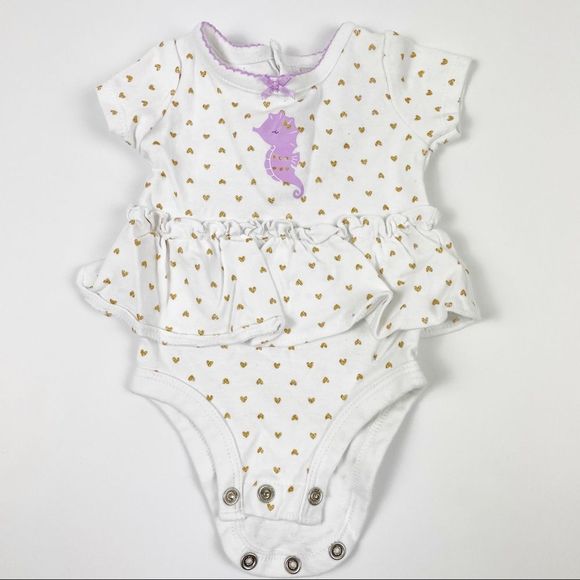 Carter's Other - 5/$25 Newborn Onsie with Seahorse